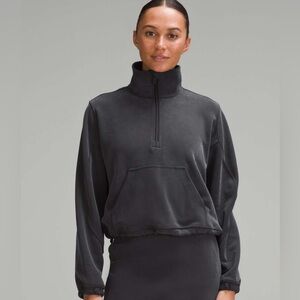 Lululemon Brushed Softstreme Half Zip size 6